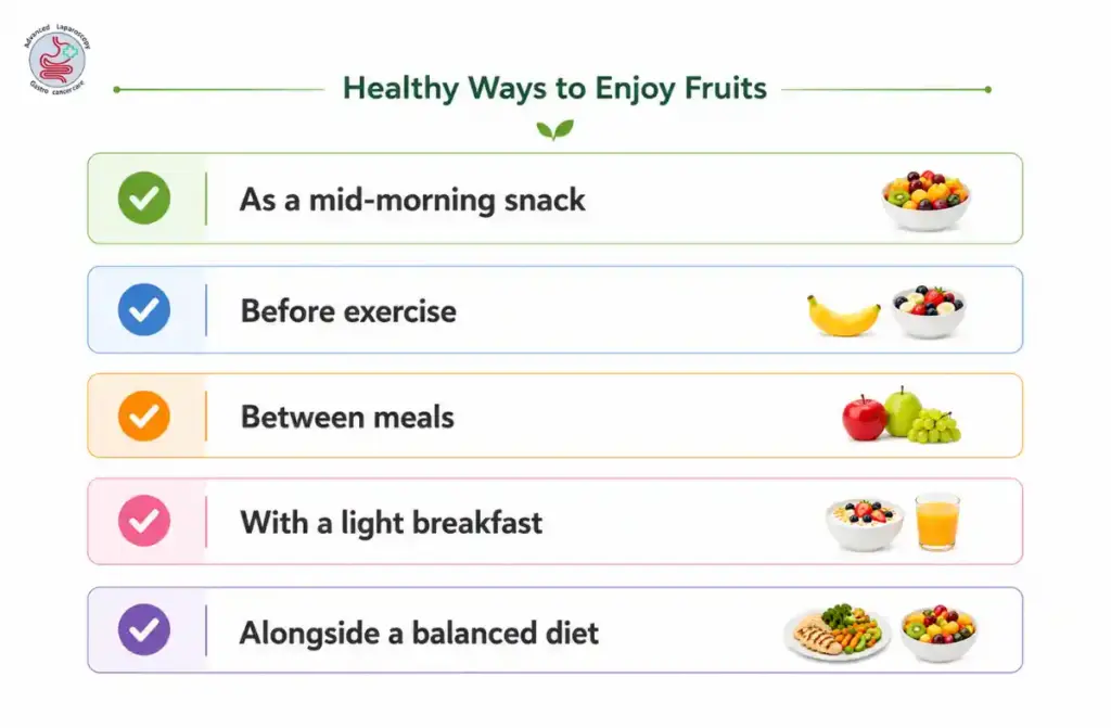 Eating Fruits Right After Meals